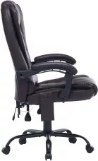  Кресло Cactus CS-CHR-OC03M-BR с вибромассажем/экокожа