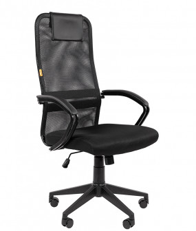Кресло Chairman 612 Черный пластик (black)