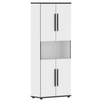 Шкаф с 2-мя комплектами глухих малых дверей UHCS 77.4/ 770х365х1975/ Ш*Г*В/