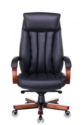 Кресло  Бюрократ T-9922WALNUT/кожа 